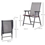 TRUUSK Campingstoelen Set Van 2 Vouwstoel Met Armleuning Vis, Verzenden, Nieuw