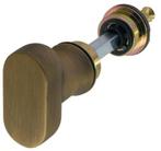 Knop WC-garnituur NUDA PURO verouderd goud, Verzenden, Nieuw