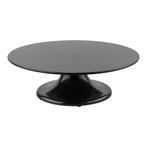 Taartstandaard | Zwart | Melamine | Draaivoet | Max. Ø320mm, Verzenden, Nieuw in verpakking