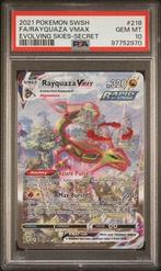 Rayquaza VMAX (EVS 218) PSA 10, Hobby en Vrije tijd, Verzamelkaartspellen | Pokémon, Ophalen of Verzenden, Nieuw