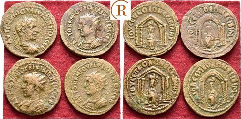 Lot 4 munten Nisbis Mesopotamien:, Postzegels en Munten, Munten | Europa | Niet-Euromunten, Verzenden