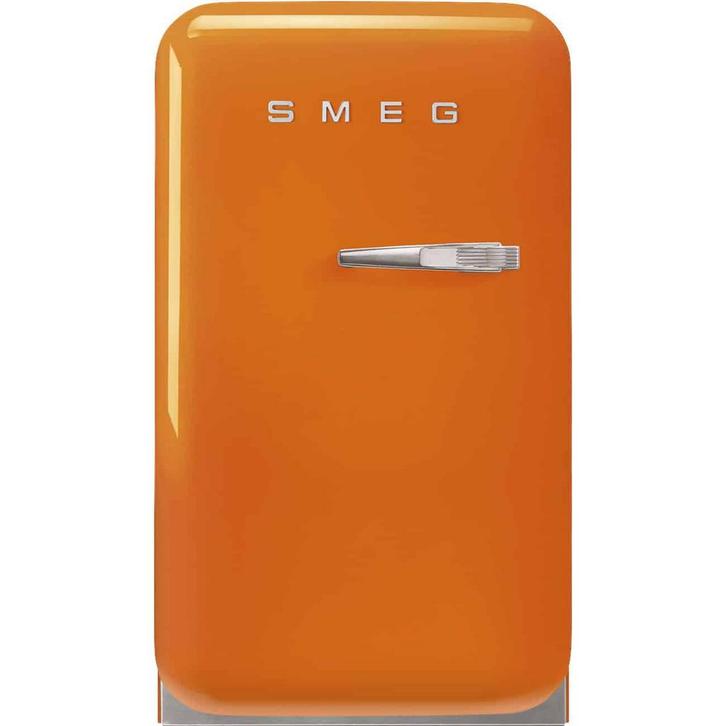 €949 Smeg FAB5LOR5 koelkast Vrijstaand 34 l D Oranje, Witgoed en Apparatuur, Koelkasten en IJskasten, 160 cm of meer, Ophalen of Verzenden