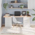 vidaXL Tafelblad 180x60x(2-6) cm onbehandeld massief, Verzenden, Nieuw