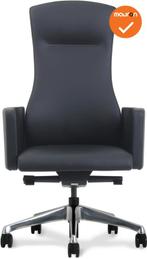 Style Bureaustoel - Zwarte stoffering - Aluminium voetkruis, Zakelijke goederen, Kantoor en Winkelinrichting | Kantoormeubilair en Inrichting