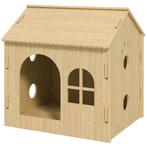 TRUUSK Hondenhok Met Raam, Kattenhuis Met Schattig Pootjes-o, Dieren en Toebehoren, Verzenden, Nieuw