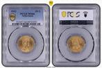 Gouden Wilhelmina 10 gulden 1912 MS66 gecertificeerd PCGS, Postzegels en Munten, Munten | Nederland, Goud, Losse munt, Verzenden