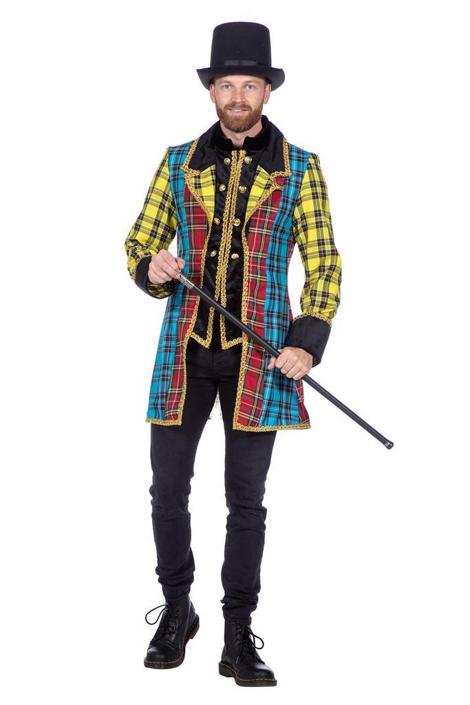 Jas Schotse Ruit Gekleurd Man Premium, Kleding | Heren, Carnavalskleding en Feestkleding, Nieuw, Ophalen of Verzenden