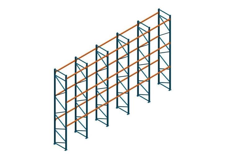 Voordeelrij Nedcon Palletstelling 6000x9725x1100mm hxbxd, Zakelijke goederen, Kantoor en Winkelinrichting | Magazijn, Stelling en Opslag