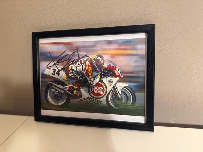 Suzuki - MotoGP - Kevin Schwantz - Foto, Verzamelen, Automerken, Motoren en Formule 1