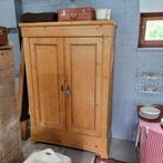 Brocante/Vintage oude kast/kasten kledingkast servieskast, Antiek en Kunst, Ophalen