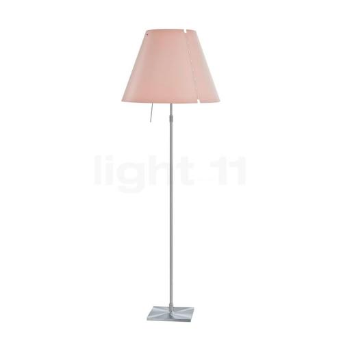 Luceplan Costanza Vloerlamp, lampenkap poeder/frame aluminiu, Huis en Inrichting, Lampen | Vloerlampen, Nieuw, Verzenden