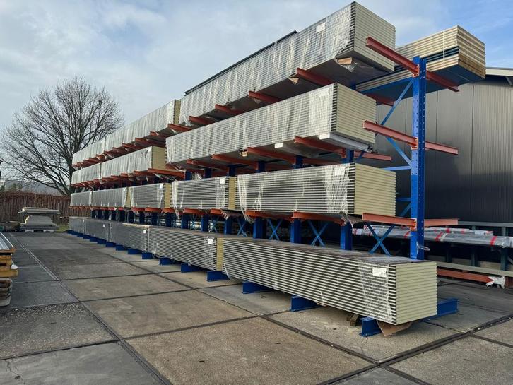 Restpartijen sandwich wandpanelen 40mm va. € 17,95 p/m2, Doe-het-zelf en Verbouw, Platen en Panelen, Nieuw, 20 tot 50 mm, Overige materialen