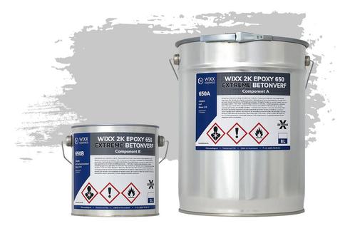Wixx 2K Epoxy 650 Extreme Betoncoating RAL 7047 | Telegrijs, Doe-het-zelf en Verbouw, Verf, Beits en Lak, Verf, Grijs, Nieuw, 5 tot 10 liter