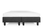 Boxspring Student Basic Antraciet - 120x200 cm, Verzenden, Nieuw, Overige kleuren, Modern
