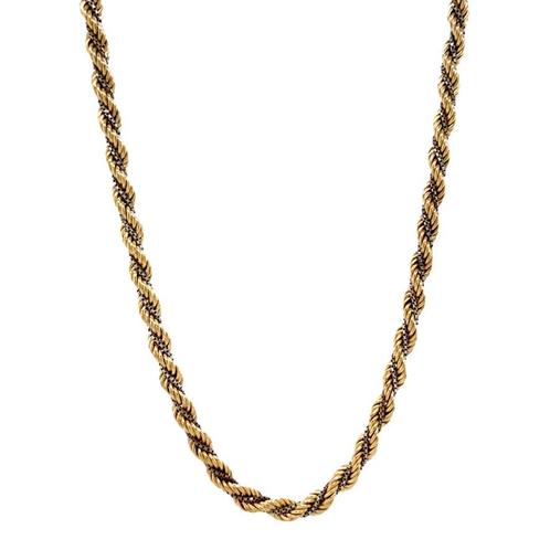 Gouden koord met venetiaan collier 14 krt, Sieraden, Tassen en Uiterlijk, Kettingen, Nieuw, Ophalen of Verzenden