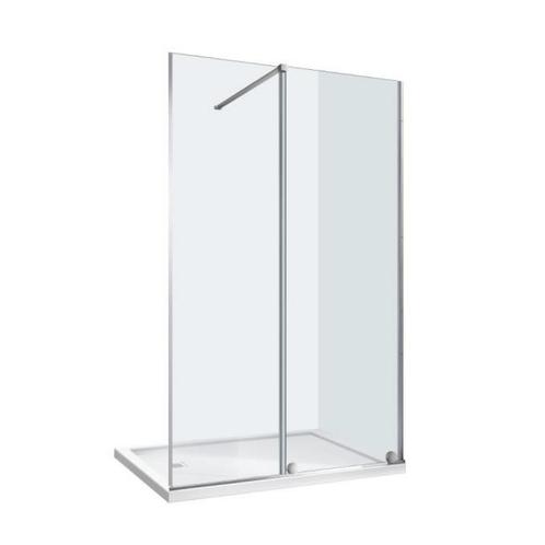 Douchewand met deur | Verschillende maten | Tot 55% KORTING!, Doe-het-zelf en Verbouw, Sanitair, Douche, Nieuw, Glas, Rvs, Ophalen