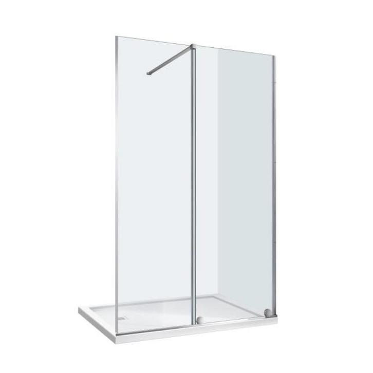 Douchewand met deur | Verschillende maten | Tot 55% KORTING!, Doe-het-zelf en Verbouw, Sanitair, Douche, Nieuw, Glas, Rvs, Ophalen