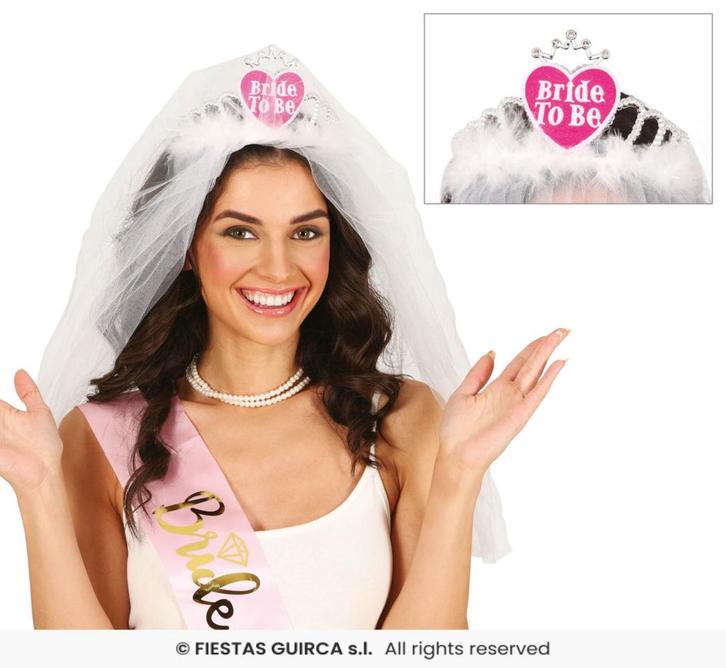Bride to be tiara, Hobby en Vrije tijd, Feestartikelen, Feestartikel, Nieuw, Verzenden