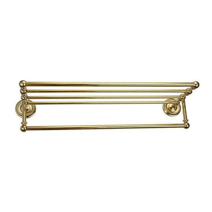 Goud kleurig handdoek rek gouden ophang rek voor handoeken., Doe-het-zelf en Verbouw, Sanitair, Nieuw, Verzenden