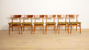 Set van 6 eetkamerstoelen | Findahl |  Vintage | Teak beschikbaar voor biedingen