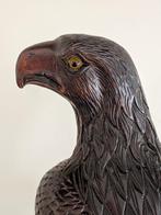 Halcón sobre roja - sculptuur Hout - Japan - Meiji periode