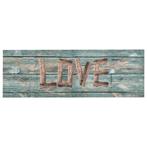 vidaXL Keukenmat wasbaar Love 60x300 cm, Tuin en Terras, Deurmatten, Verzenden, Nieuw