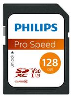 Philips | SDXC | 128 GB | UHS-I | U3, Nieuw, Verzenden