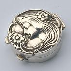 Pillendoosje - .925 zilver, Antiek en Kunst
