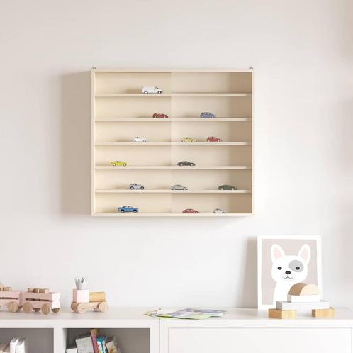vidaXL Houten verzameldisplaycase Bruin 60 x 8.5 x 54 cm, Huis en Inrichting, Woonaccessoires | Wandplanken en Boekenplanken, Nieuw