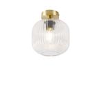 Art Deco plafondlamp messing - Karel