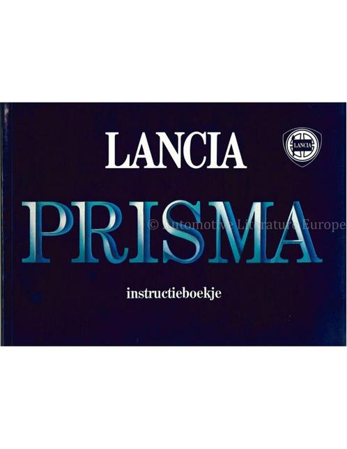 1988 LANCIA PRISMA INSTRUCTIEBOEKJE NEDERLANDS, Auto diversen, Handleidingen en Instructieboekjes