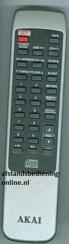 Afstandsbediening Akai aprtc100u, Audio, Tv en Foto, Afstandsbedieningen, Origineel, Nieuw, Ophalen of Verzenden