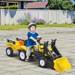 TRUUSK Traptractor Met Aanhanger, Trapvoertuig Met Schop, Ki, Kinderen en Baby's, Speelgoed | Buiten | Skelters, Verzenden, Nieuw
