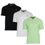 Donnay Donnay Heren - 3-Pack - Polo shirt Noah - Zwart / Wit, Verzenden, Nieuw