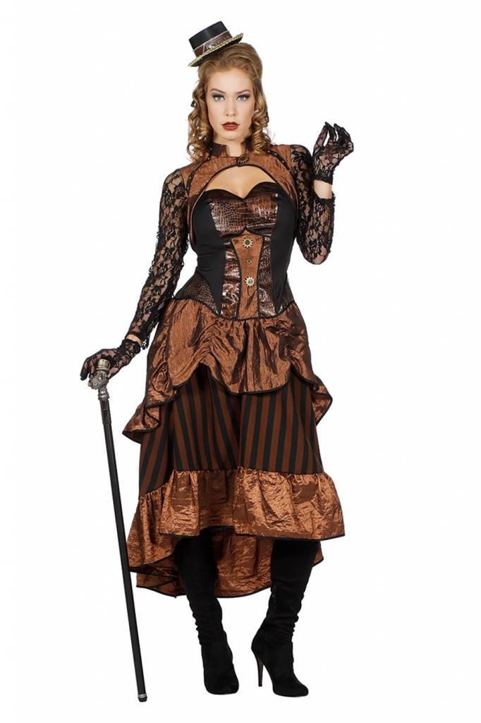 Steampunk jurk elite Victoria, Kleding | Dames, Carnavalskleding en Feestkleding, Nieuw, Ophalen of Verzenden