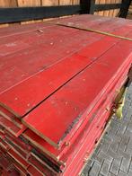 Opruiming! pallet oude rode geverfd oude houten planken, Geïmpregneerd, Plank, Gebruikt, Minder dan 25 mm