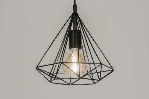 Rietveld Hanglampen - Zwart - Metaal, Huis en Inrichting, Lampen | Hanglampen, Verzenden