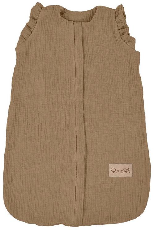 Albero Mio Muslin Caramel Maat S Slaapzak CC5, Kinderen en Baby's, Dekens, Slaapzakjes en Inbakerproducten, Nieuw, Verzenden