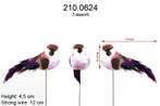 Vogeltje de luxe Violet-Paars / st Vogeltje de luxe, Hobby en Vrije tijd, Ophalen of Verzenden, Nieuw