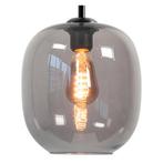 Highlight | Glazen lampenkap | Rook Glas | Ø23 cm, Huis en Inrichting, Lampen | Lampenkappen, Zwart, Rond, Nieuw, Ophalen of Verzenden