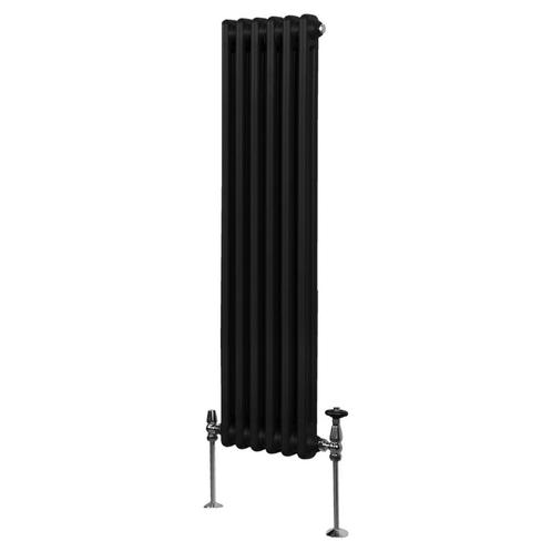 Traditionele 2-kolomsradiator - 1500 x 292 mm - Zwart, Doe-het-zelf en Verbouw, Verwarming en Radiatoren, Nieuw, Verzenden