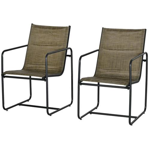 TRUUSK Balkonstoelen Set Van 2 Met Armleuningen, Ademende Ho, Tuin en Terras, Overige Tuin en Terras, Nieuw, Verzenden