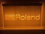 Roland neon bord lamp LED  verlichting reclame lichtbak, Verzamelen, Verzenden, Nieuw