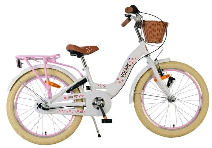 Volare Blossom Kinderfiets - Meisjes - 20 inch - Wit - Nexus, Fietsen en Brommers, Fietsen | Kinderfietsjes, Nieuw, Ophalen of Verzenden