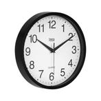 Teesa TSA0037B Analoge Wandklok 25 cm Zwart, Huis en Inrichting, Woonaccessoires | Klokken, Ophalen of Verzenden, Nieuw