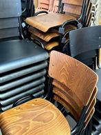 Retro sledestoelen nieuw eetkamerstoelen kantinestoelen, Gebruikt, Overige kleuren, Ophalen of Verzenden, Metaal