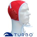 Turbo Waterpolo Cap Classic Professional Keeper Red White 13, Watersport en Boten, Verzenden, Nieuw