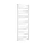 Handdoekradiator Sapho Egeon Gebogen 59.5x174.2 cm Wit, Ophalen of Verzenden, Nieuw, Overige typen