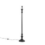 Klassieke vloerlamp zwart zonder kap - Classico, Huis en Inrichting, Lampen | Vloerlampen, Nieuw, Overige materialen, Klassiek / Antiek
