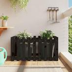 vidaXL Plantenbak verhoogd hekontwerp 100x50x50 cm, 100 cm of meer, Verzenden, Nieuw, Hout